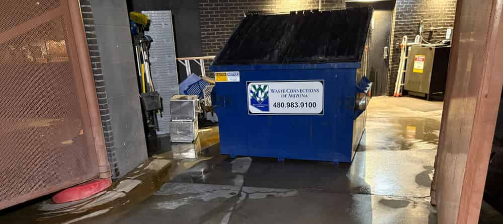 Dumpster Pad / Compactors Cleaning Services image